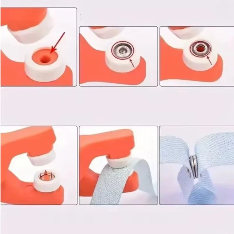 Pince Bouton Cerceau Simple Plastique Avce Bouton