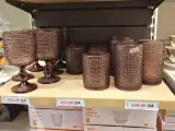 COLLECTION DELI GLASS - VERRES TEXTURÉS MARRON BRONZE