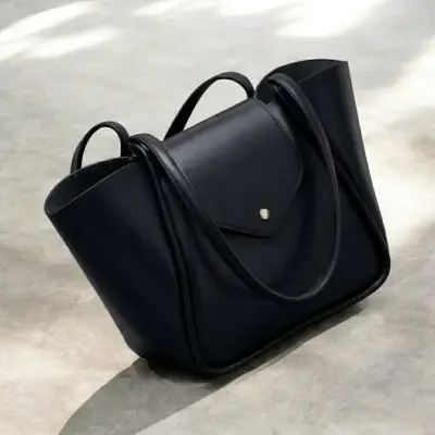 Julia black Bag+ Pochette