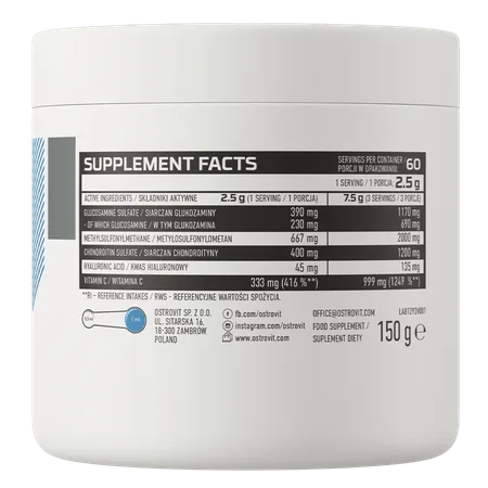 Glucosamine + MSM + Chondroïtine 150 g