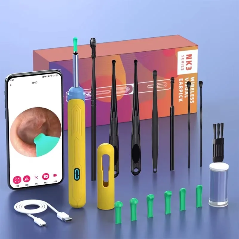 Nettoyeur d'oreille avec caméra
