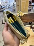Trousse de Maquillage Pailletée Dorée