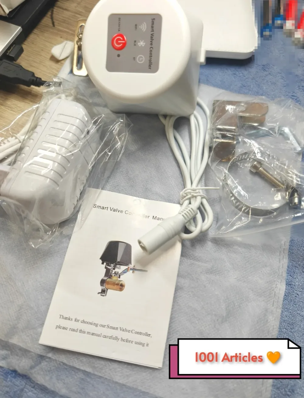 Vanne / Valve de contrôle intelligente Tuya Smart- Wi-Fi / Gaz et Eau.