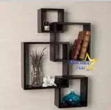 Geometric Box Wall Shelf Set CNC File