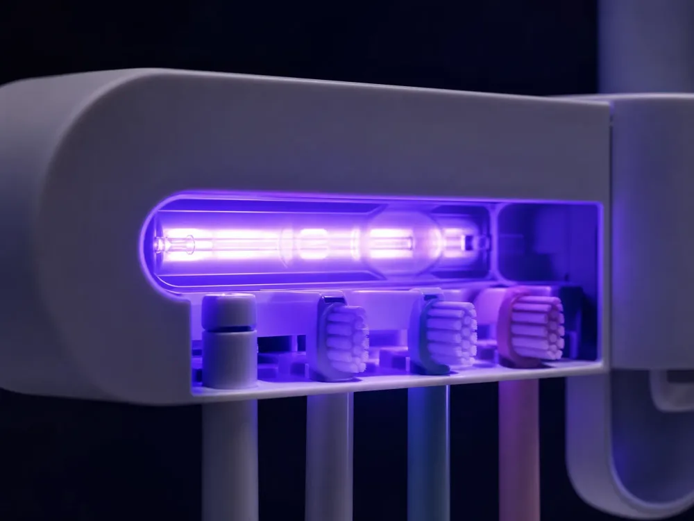 STÉRILISEUR DE BROSSE À DENTS AVEC DISTRIBUTEUR