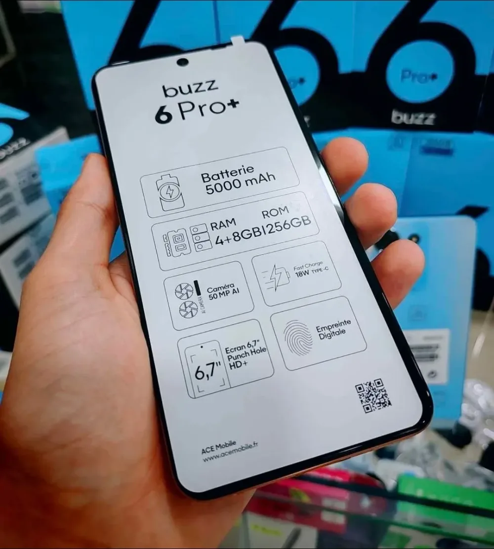 Ace buzz 6 pro+ [12/256GB] Smartphone