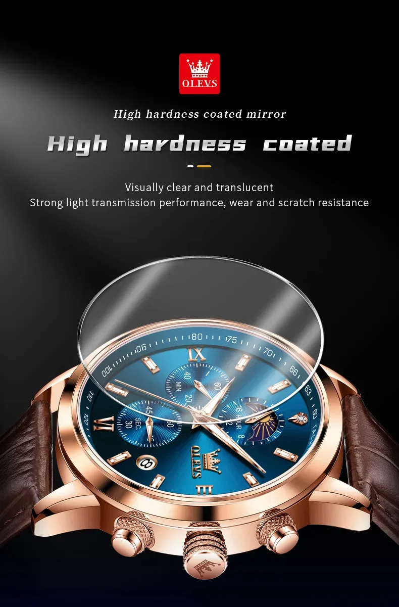 Nouvelle montre Quartz Olevs Original  homme