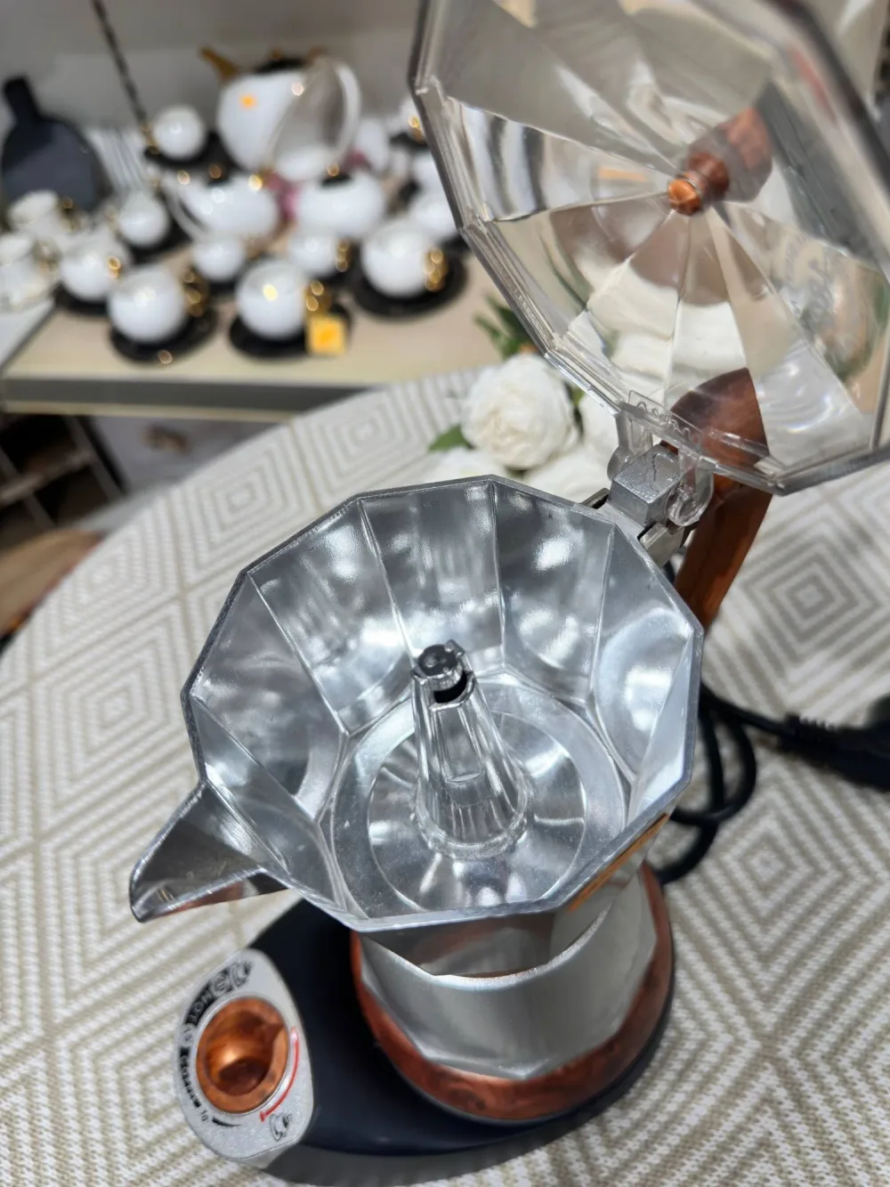 Cafetière Italienne Électrique G.A.T. "Splendid"