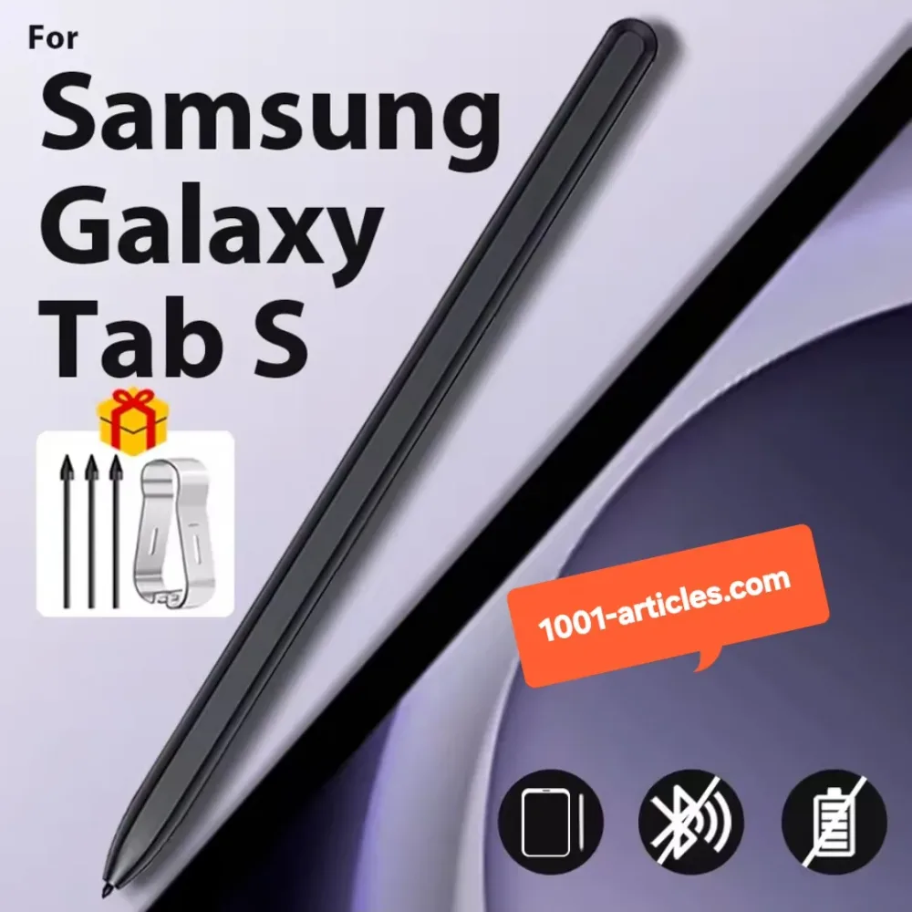 Stylus Tactile Passif S Pen pour Tablette Samsung, Tab S6, S7, S8, S9.