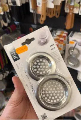 Filtres de bonde d'évier en inox — lot de 2 (Sink Strainer)