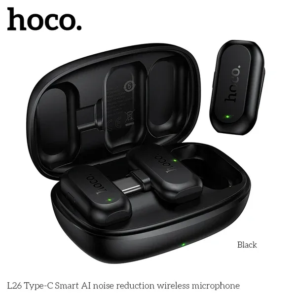 HOCO L26 Wireless Lavalier Microphone for USB-C