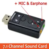 Adaptateur De Carte Son USB À 3D Audio Virtual 7,1 Channel