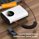 Amplificateur Vocal Pro sans fil, Mic omnidirectionnel Lavalier, affichage LED.