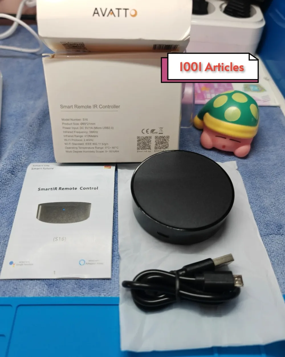 AVATTO IR WIFI Smart Remote Controller, Télécommande Universelle Tuya Smart