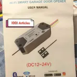 Module contrôleur WiFi Tuya ouvre porte de garage intelligent