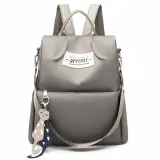 Sac à dos oxford Antivol étanche Pour Femme - Gris