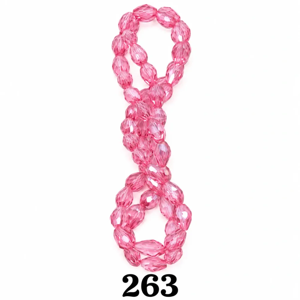 Cristal Goute 8*11 Qty:10 fil