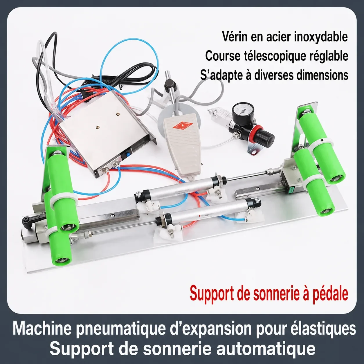 Support Guide d’élastique Pneumatique