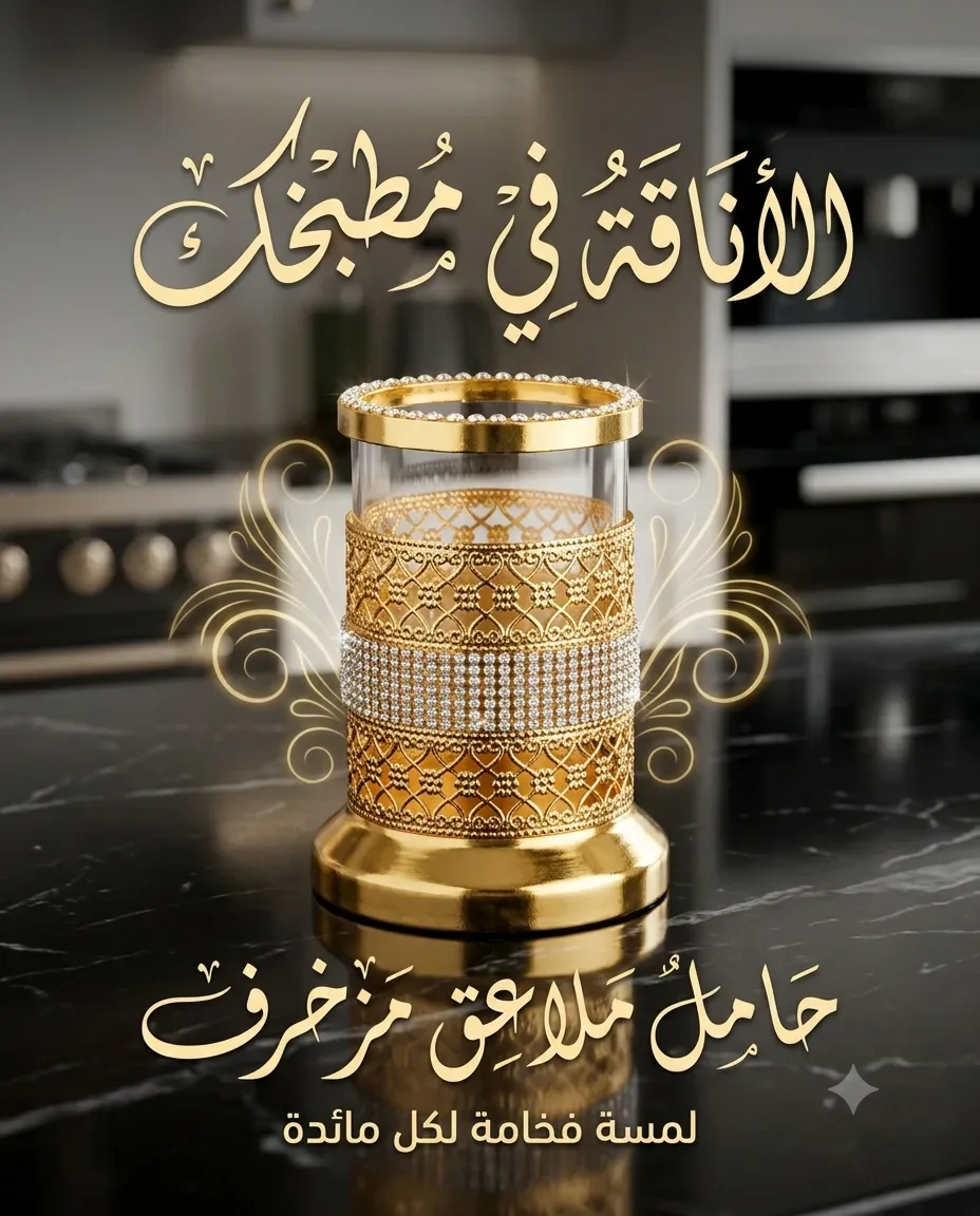 حامل ملاعق مزخرف