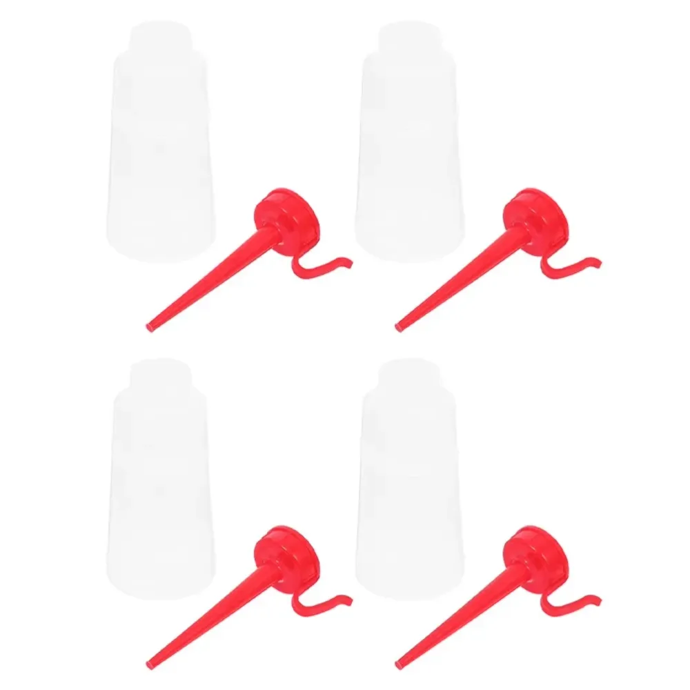 Burette D’huile Plastique Rouge