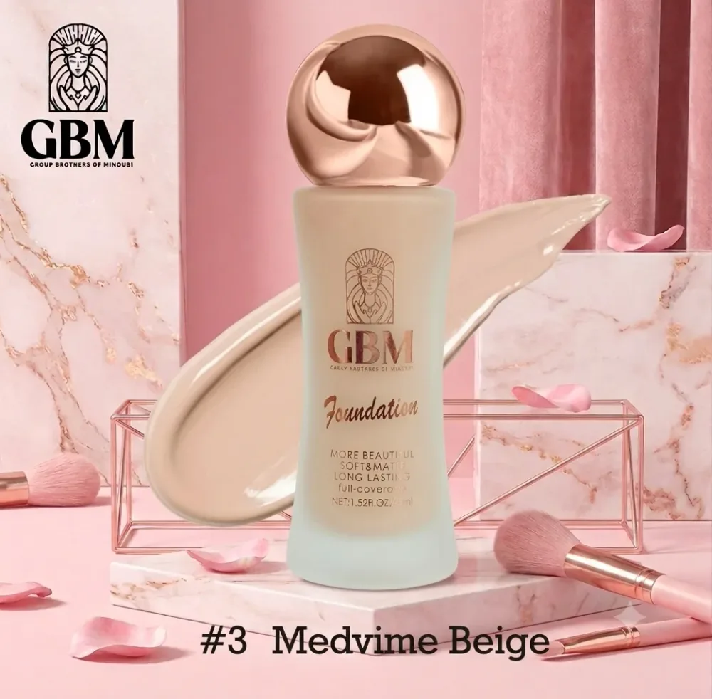 كريم أساس GBM Foundation– لإطلالة مخملية ساحرة تدوم طويلاً