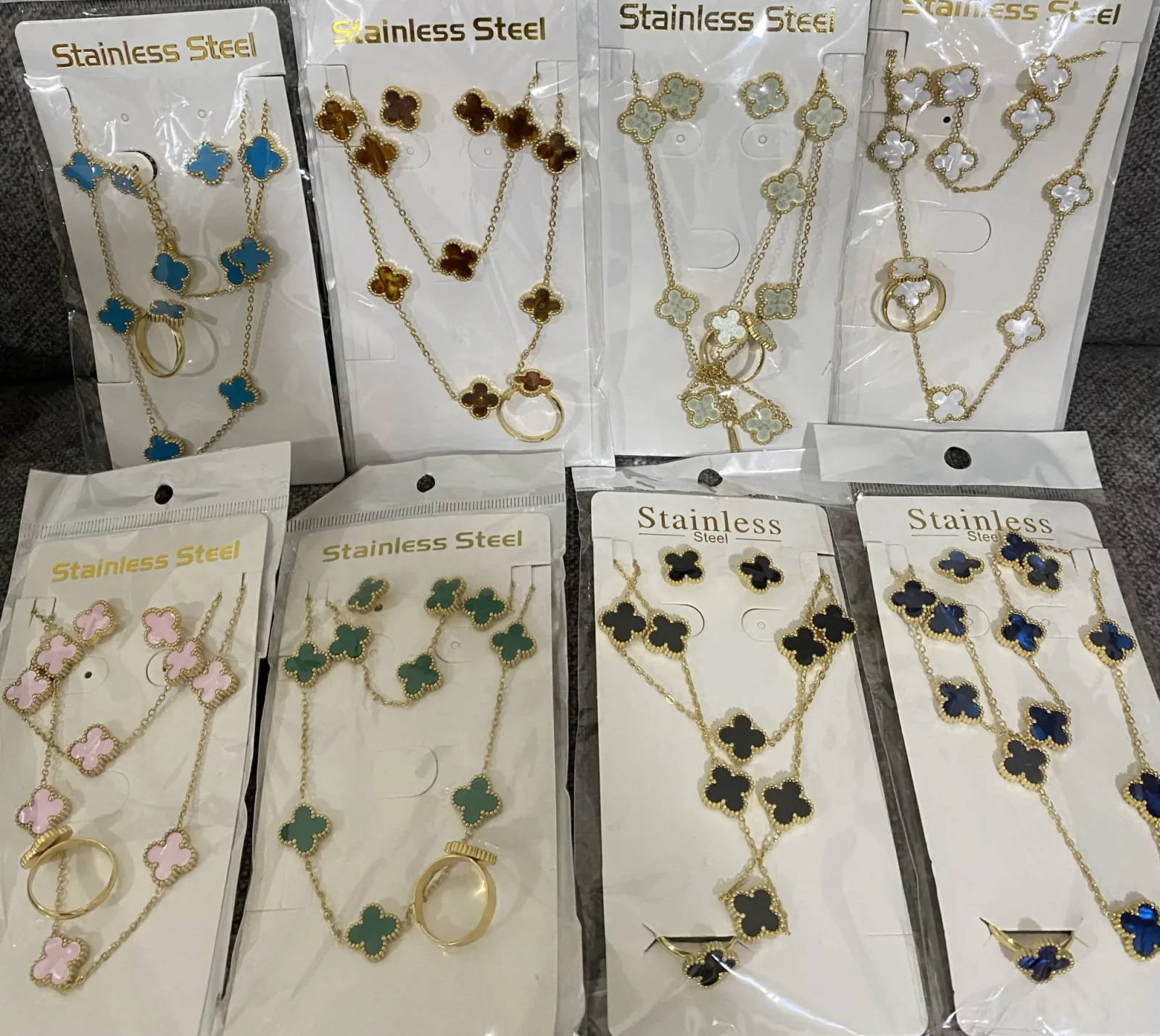 Parure en acier inoxydable 5 pièces