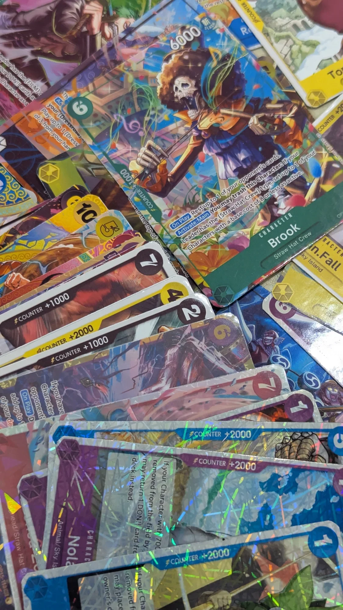 Pack cartes One piece PROXIES PAS ORIGINALES