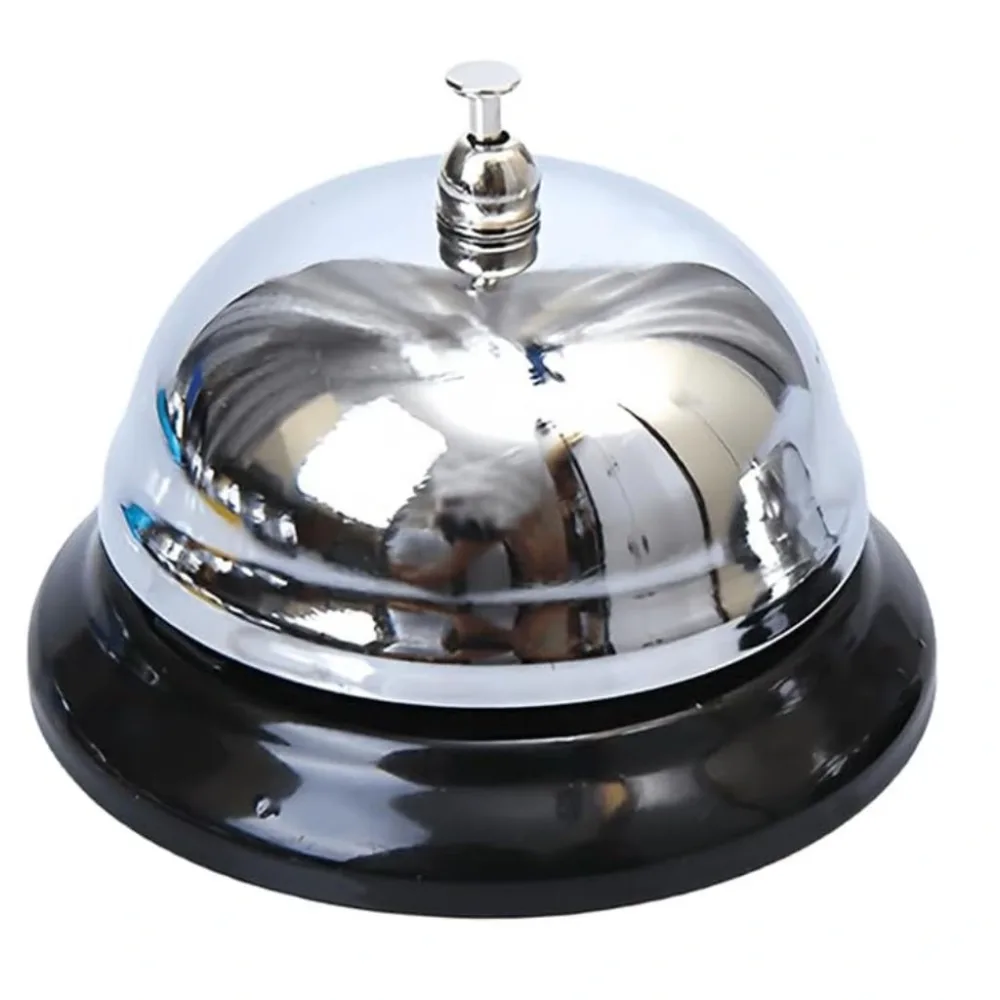 Mini Sonnette d'Appel en Métal Antirouille pour Bureau – جرس نداء معدني صغير مقاوم للصدأ للمكتب