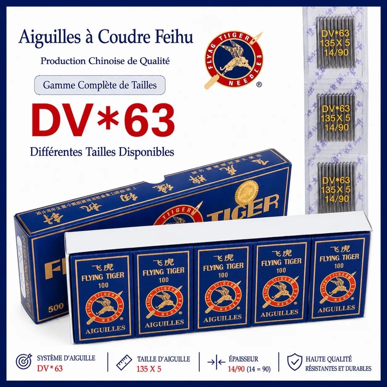 Aiguille Machine a Coudre Industrielle DV*63