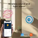 Kit d'alarme Wi-Fi, Tuya Smart, sans fil 433MHz, Sirène et Capteurs.
