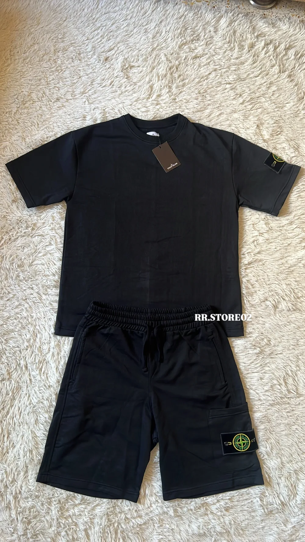 Ensemble STONE ISLAND noir