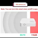 Capteur Smart Connecté de Vibrations - sans fil - Alarme Sonore - Tuya Smart Wifi.
