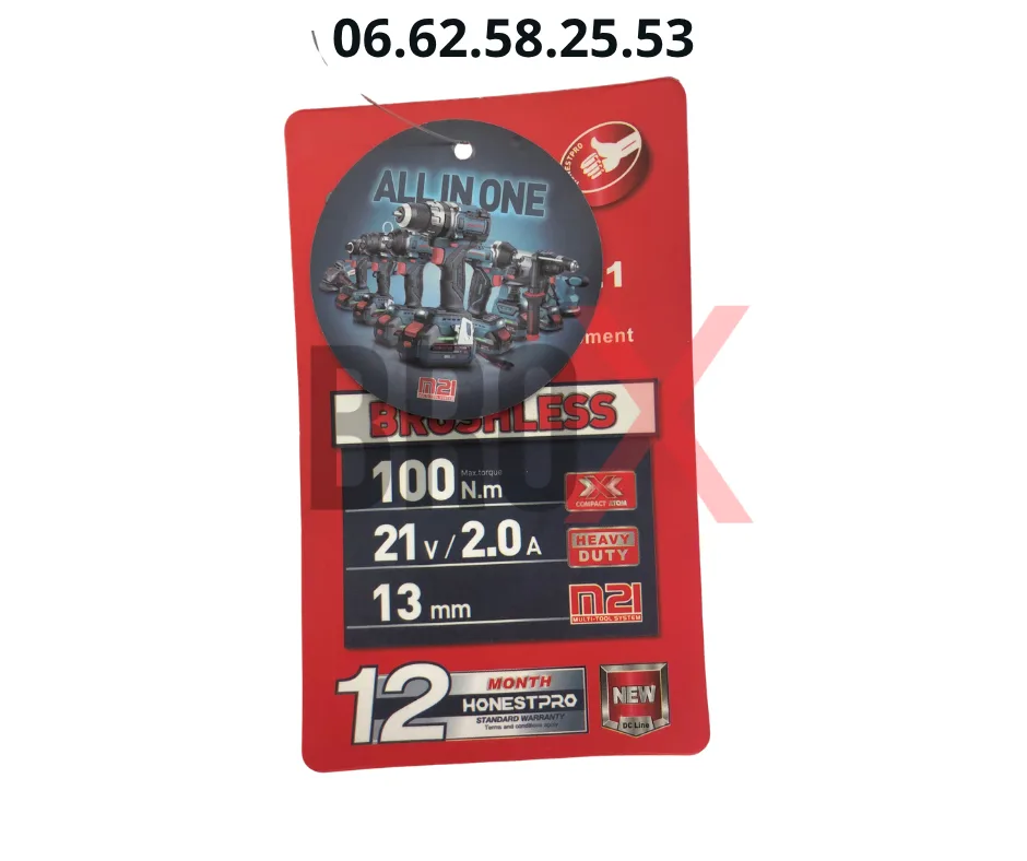 Visseuse Perceuse 21V Honestpro YAE6111