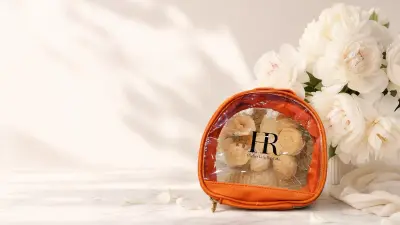 Trousse de Toilette Transparente – HR "Higher Life, Real Me"