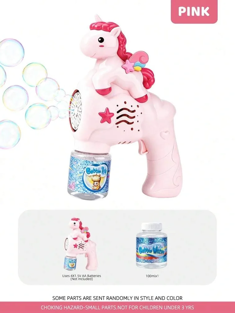 Unicorn Bubble Gun Toys