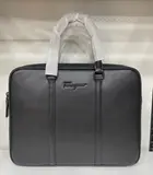 Cartable en cuir véritable SALVADOR FERRAGAMO
