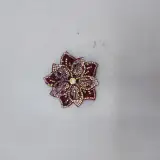Fleur avec strass