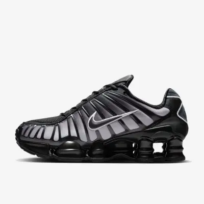 Nike shox fade black white