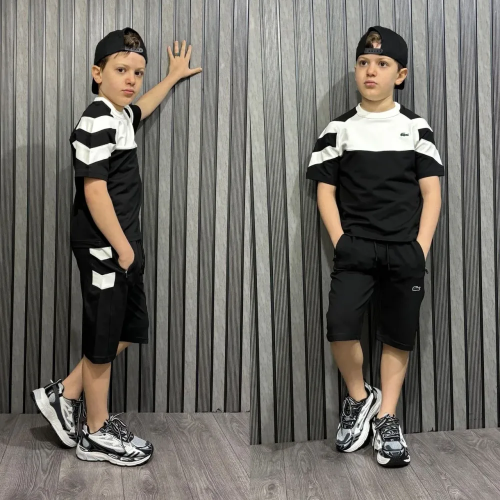 Ensemble garçon Lacoste tendance