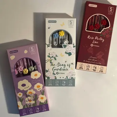Flower Whispers Gel Pen Collection