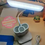 Lampe LED de Bureau 02 en 01 Rechargeable USB, avec Porte-crayon