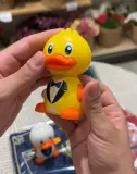 Canard Marcheur en Smoking – Duo Blanc & Jaune