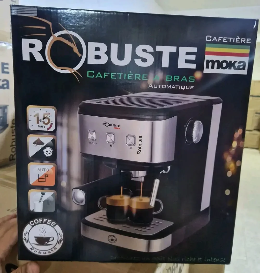 Cafetières A Bras Automatique Moka Marque Robuste