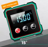 Inclinomètre numérique, Niveau Laser, magnétique, angles et pentes, écran LCD.