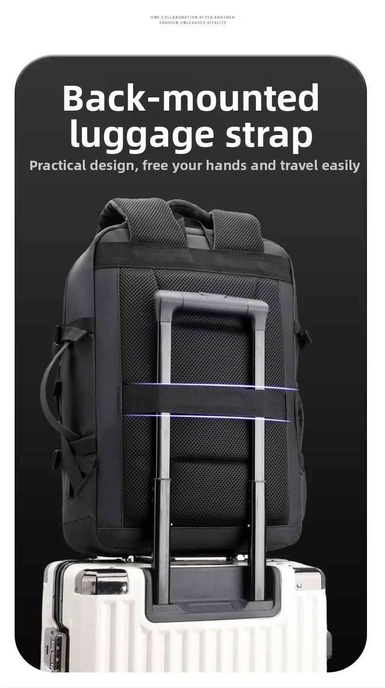 Sac à Dos pour Ordinateur Portable Grande Capacité et Anti-Vol Bomag Boy Noir - حقيبة ظهر للكمبيوتر المحمول واسعة ومانعة للسرقة