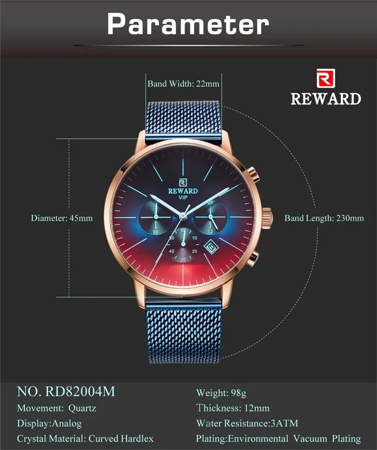 Montre Homme Reward Vip Original