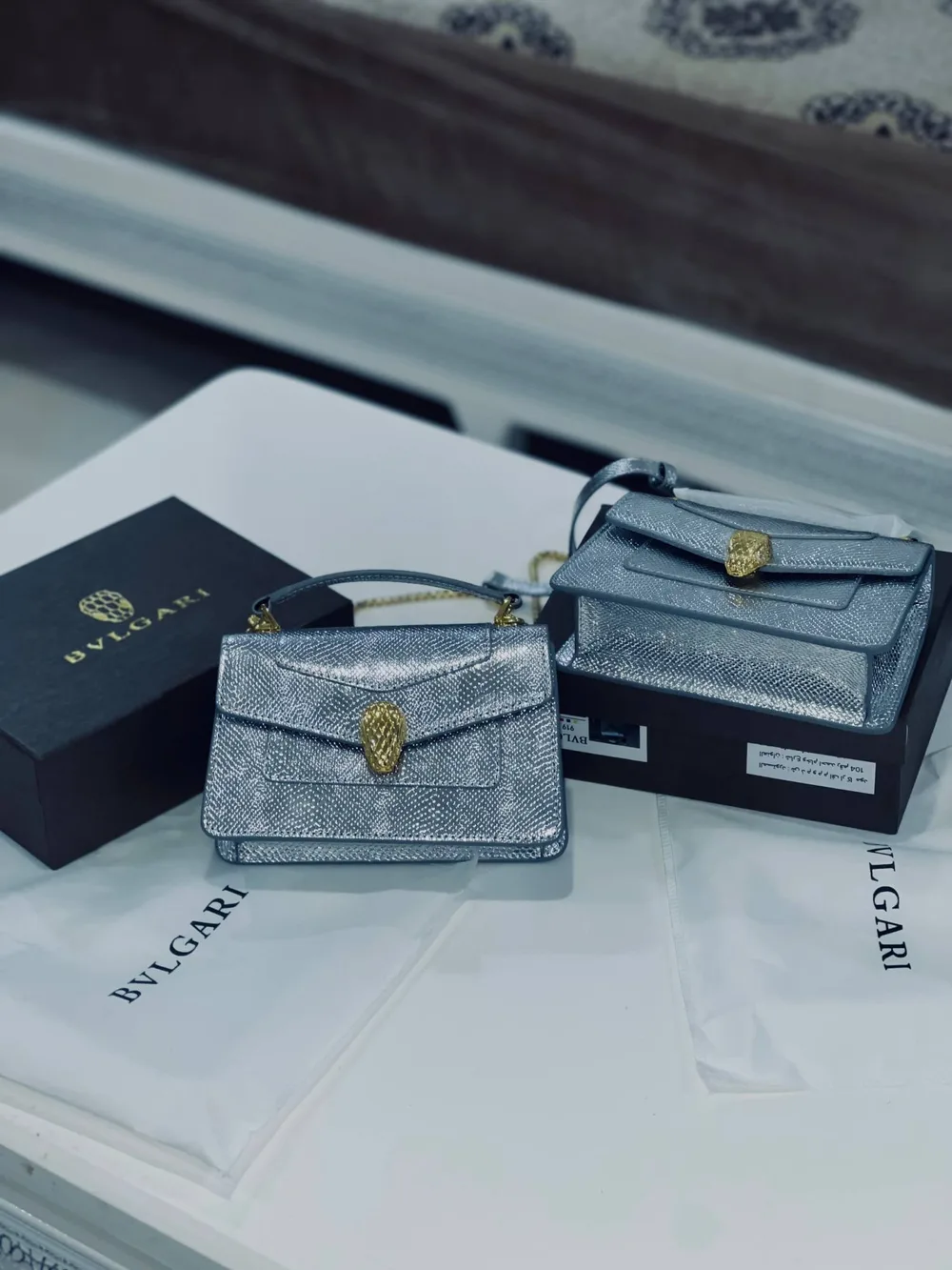 Sac Bvlgari Serpenti Silver