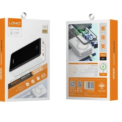 20000mAh Magnetic Wireless Power Bank PQ18