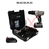 Back to products Visseuse Perceuse à Percussion Sans Fil 2 Batteries 20v 2Ah avec Kit d’outils et d’accessoires 29 Pcs CROWN CT21102H-2-(29) EK