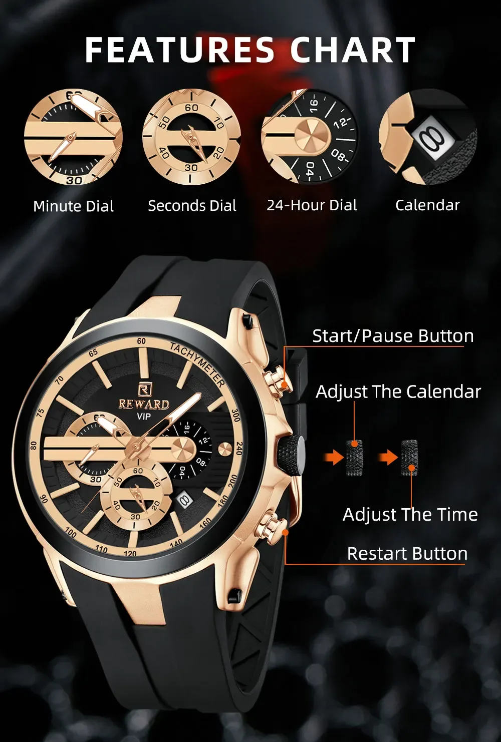 MONTRE REWARD VIP HOMME